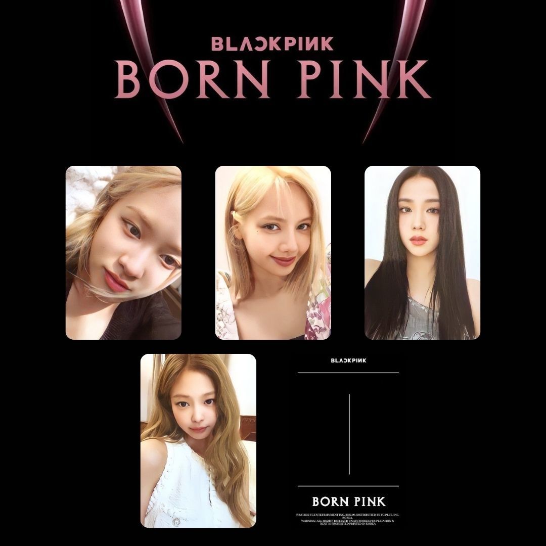 BLACKPINK '' Born Pink '' Albüm Kart Seti Black 1