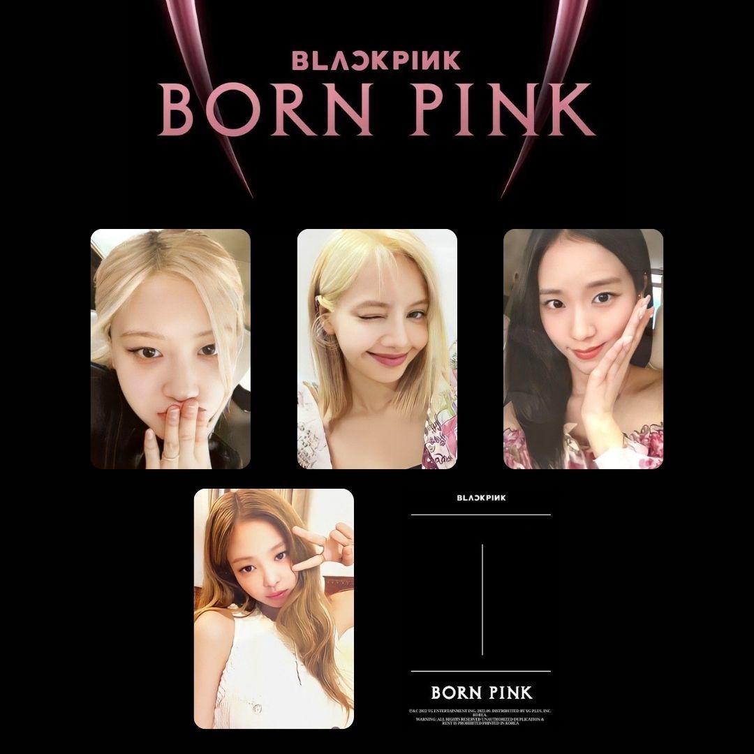 BLACKPINK '' Born Pink '' Albüm Kart Seti Black 2