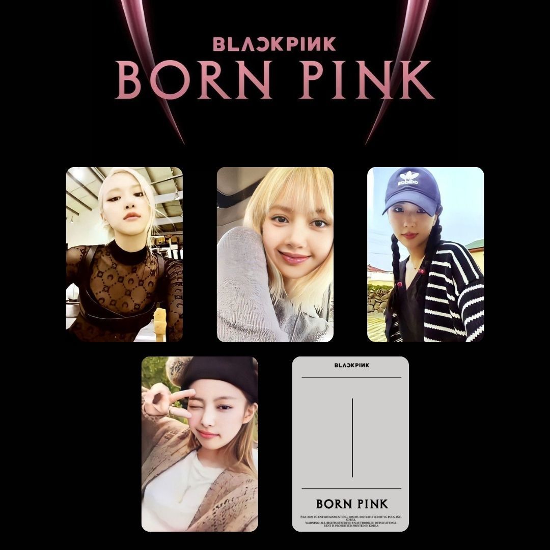 BLACKPINK '' Born Pink '' Albüm Kart Seti Gray 2