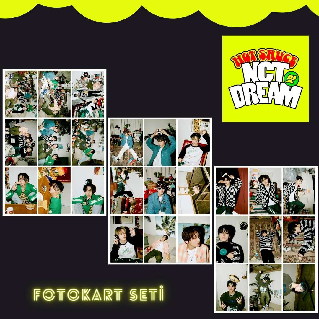 NCT DREAM '' Hot Sauce '' Fotokart Seti -2-