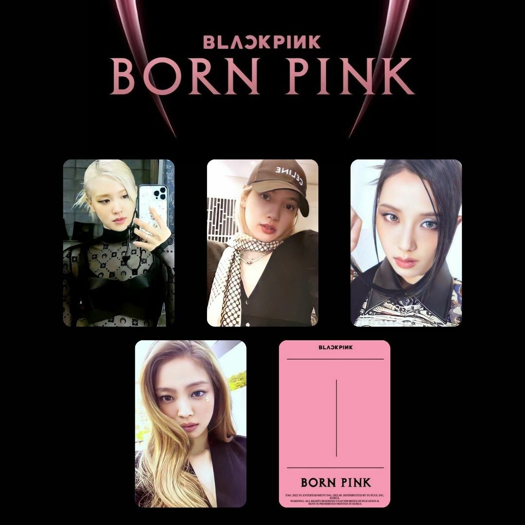 BLACKPINK '' Born Pink '' Albüm Kart Seti Pink 2