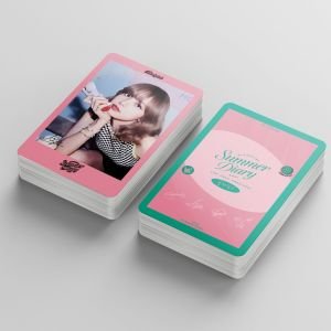 BLACKPINK '' Summer Diary '' Çift Yön Baskılı Lomo Card Seti