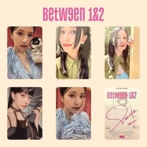 TWICE Mina '' Between 1&2 '' İmzalı Albüm Kart Seti