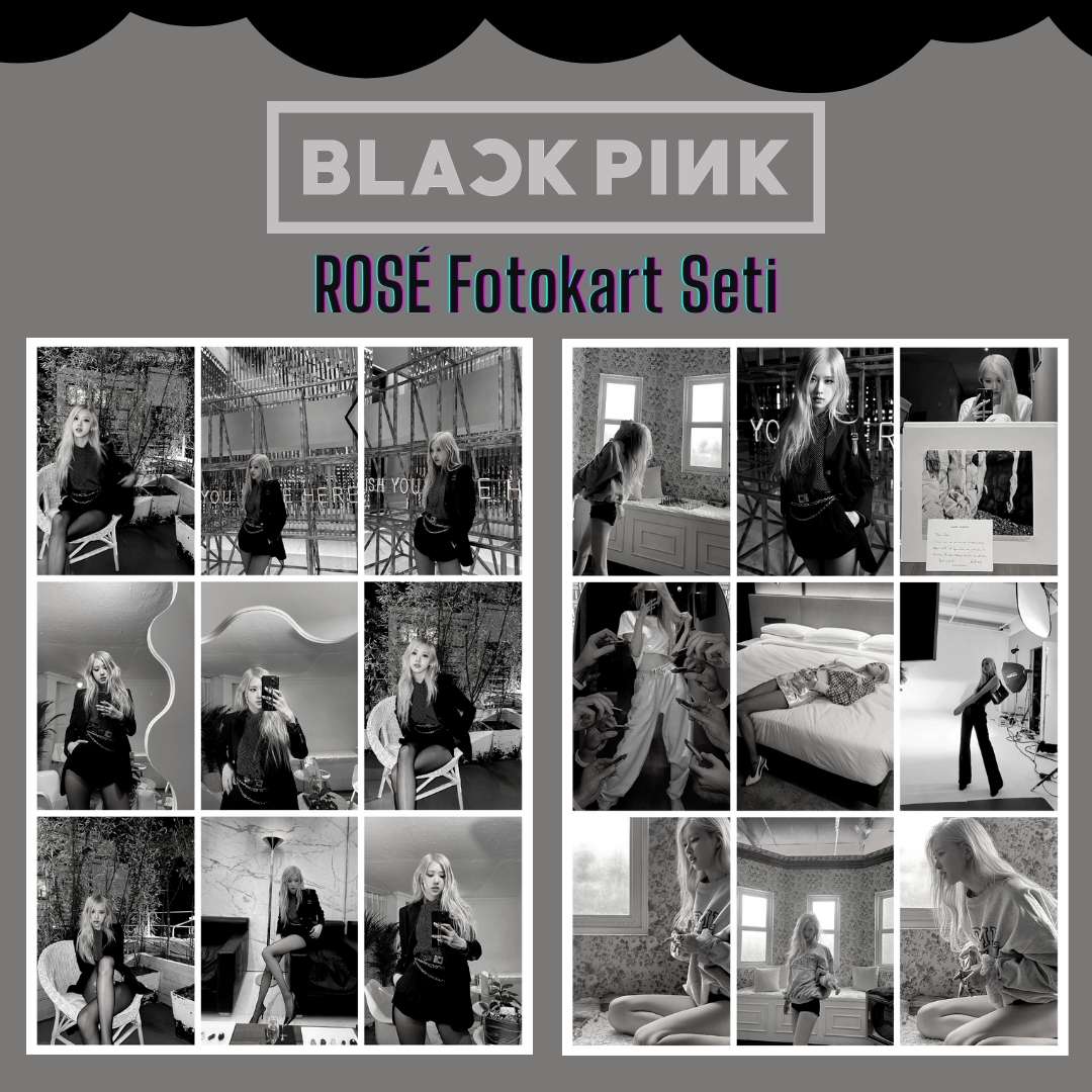 BLACKPINK '' ROSÉ Insta 2021.1 ''  Fotokart Seti
