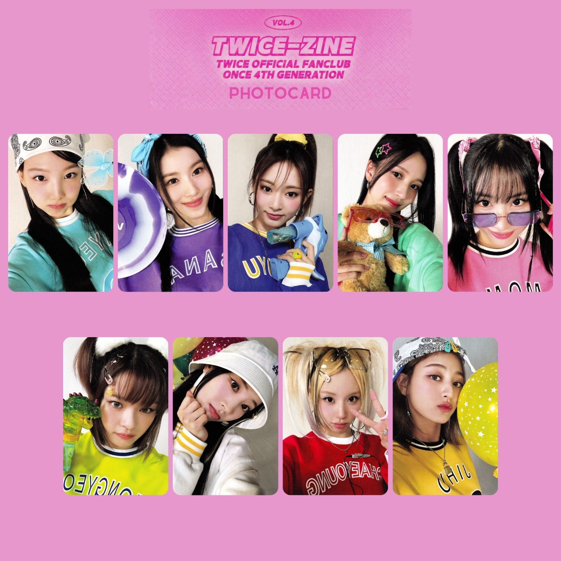 TWICE '' Twice-Zine Vol4 '' PC Set