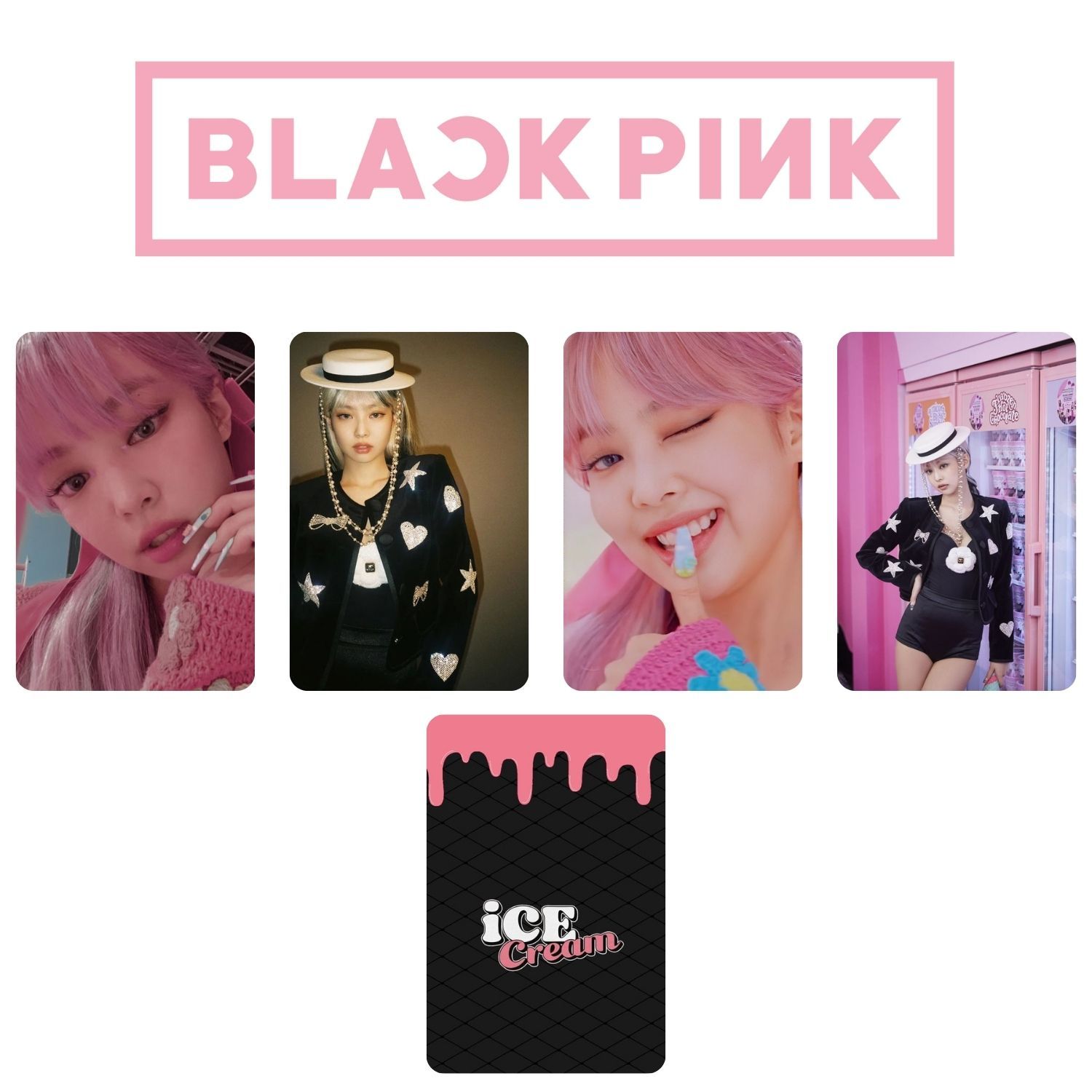 BLACKPINK Jennie '' Ice Cream '' PC Set
