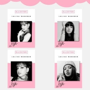 BLACKPINK '' Lalisa Manoban '' Poster Set 2