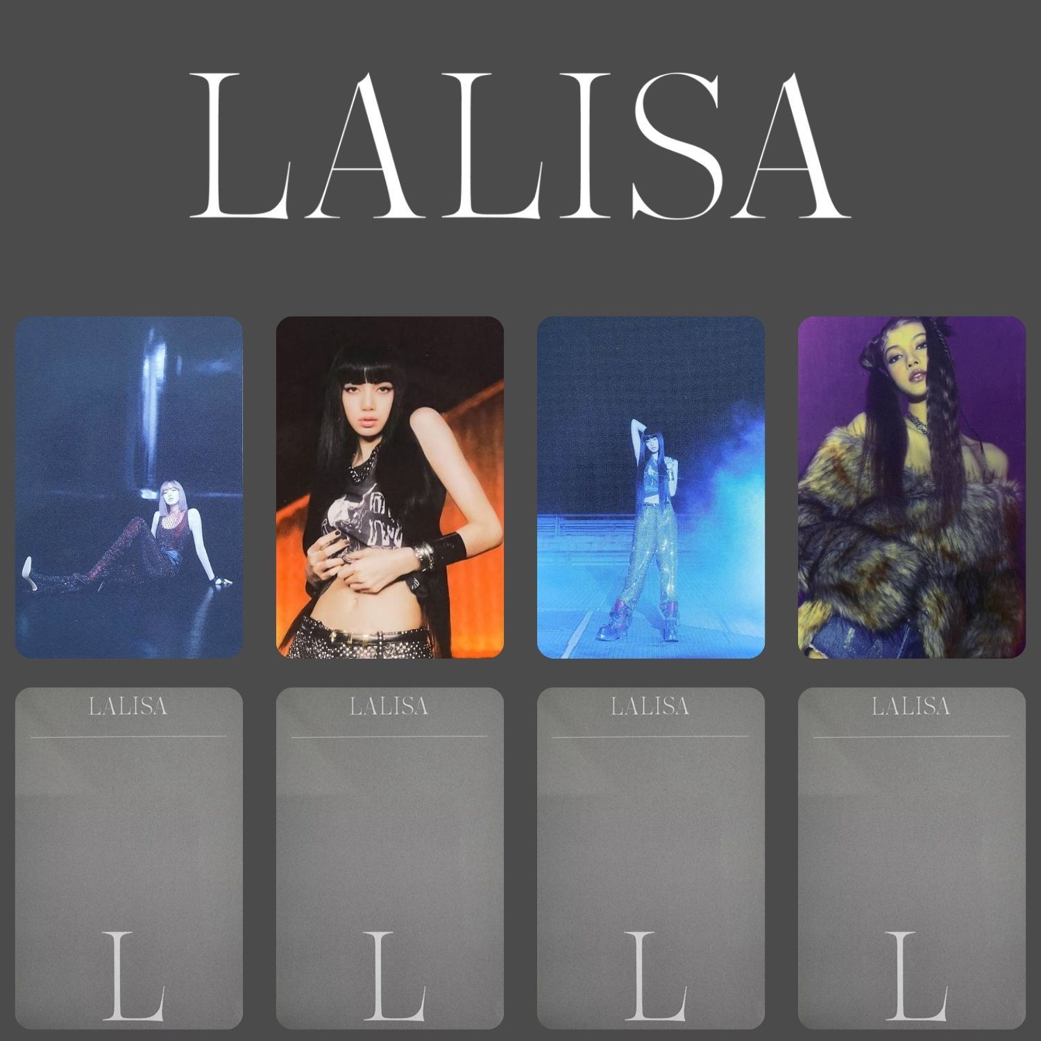 BLACKPINK LISA '' Lalisa '' Albüm Kart Seti Gold Ver.