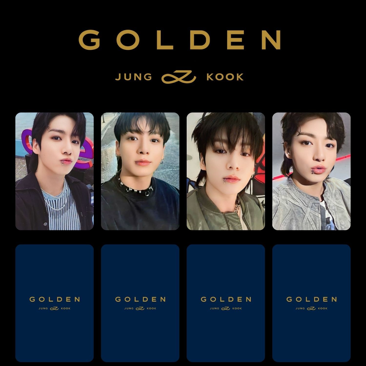 BTS Jungkook '' GOLDEN ''  Albüm PC Set