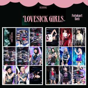 BLACKPINK ''Lovesick Girls'' Fotokart Seti