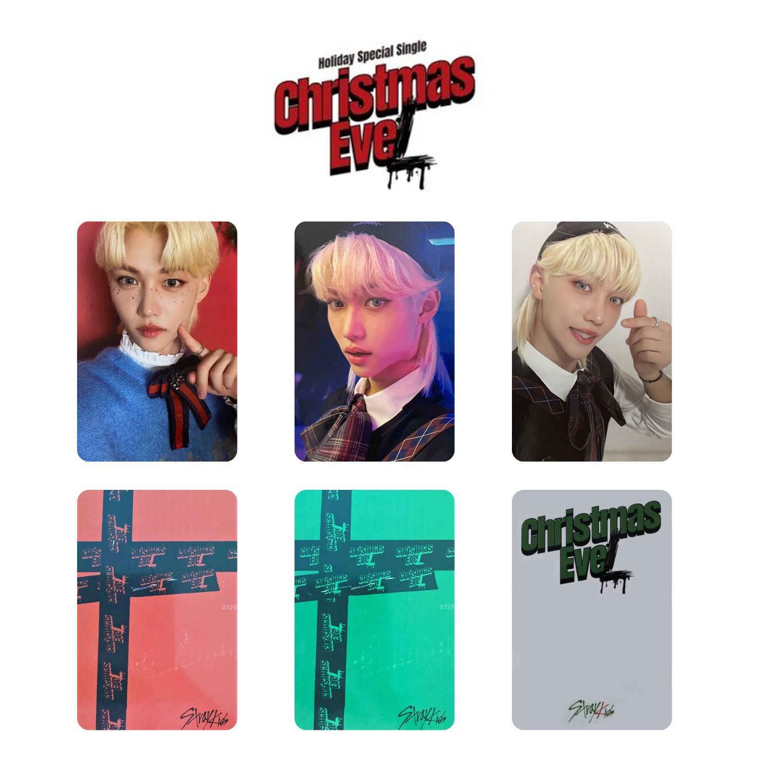 STRAY KIDS Felix '' Christmas Evel '' Albüm Kart Seti