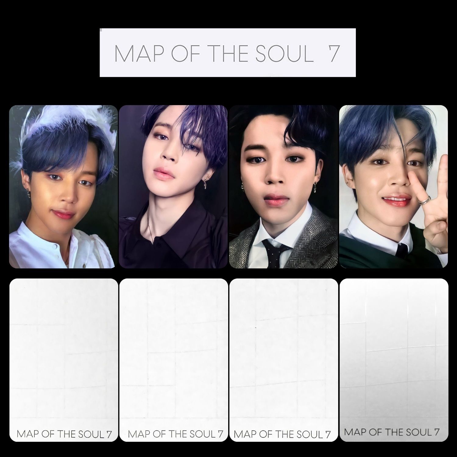 BTS Jimin '' Map Of the Soul 7 '' Albüm Kart Seti