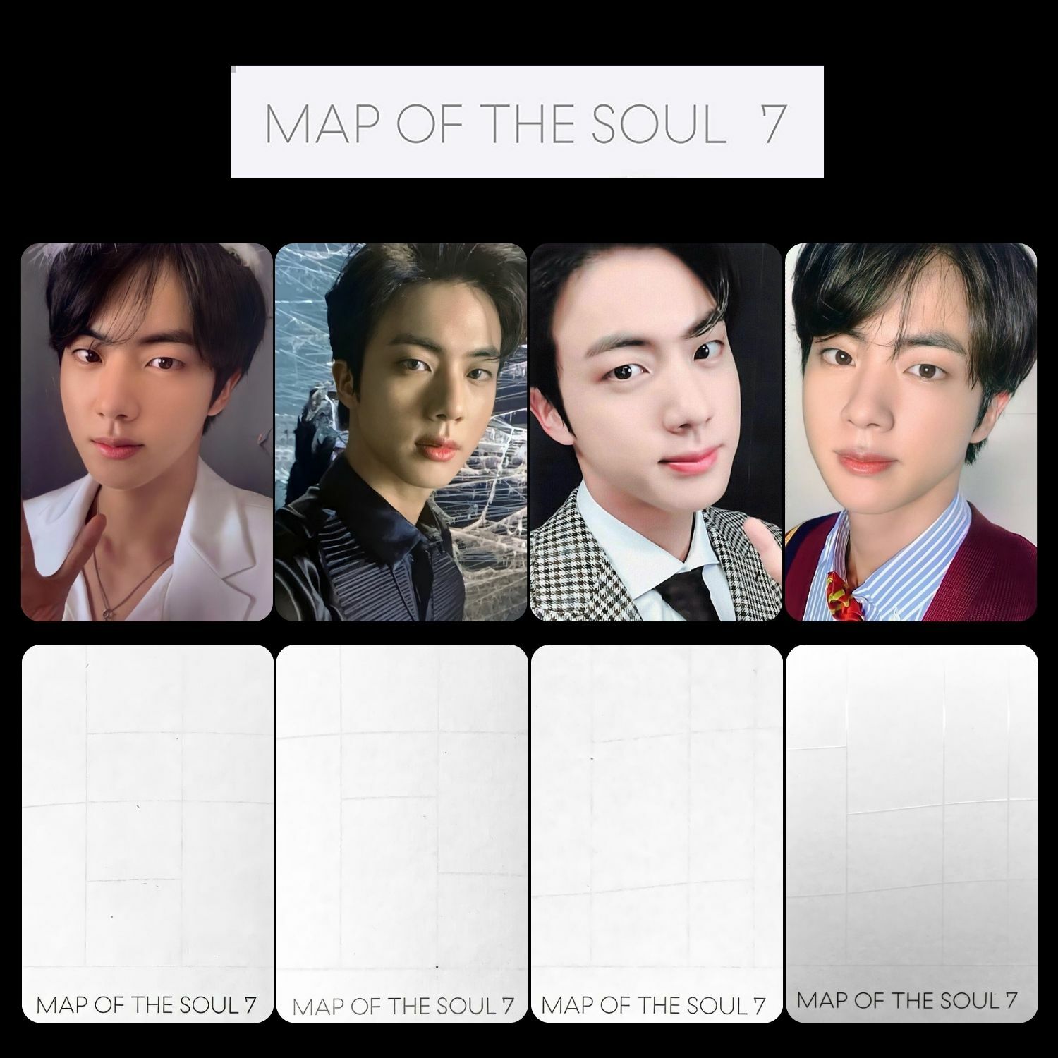 BTS Jin '' Map Of the Soul 7 '' Albüm Kart Seti