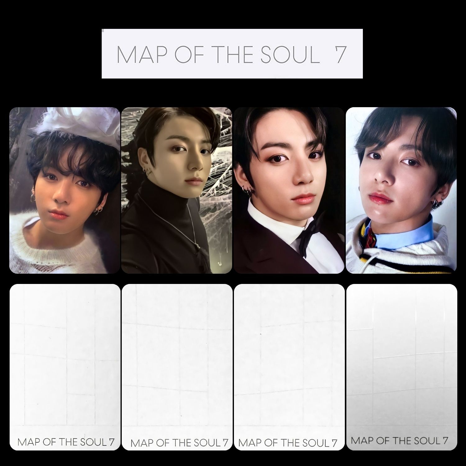 BTS Jungkook '' Map Of the Soul 7 '' Albüm Kart Seti