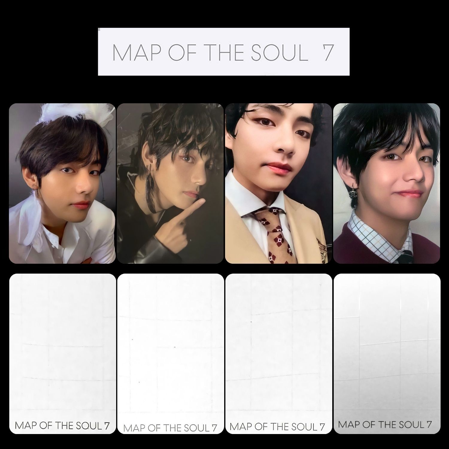 BTS V '' Map Of the Soul 7 '' Albüm Kart Seti