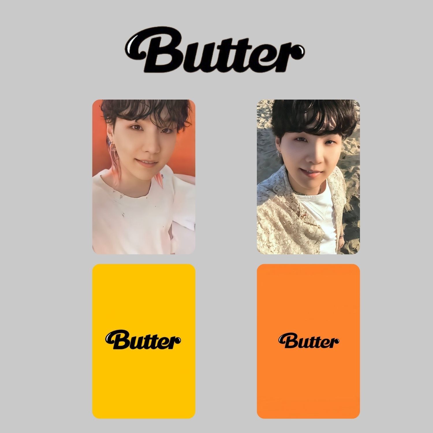 BTS Suga '' Butter '' Albüm Kart Seti