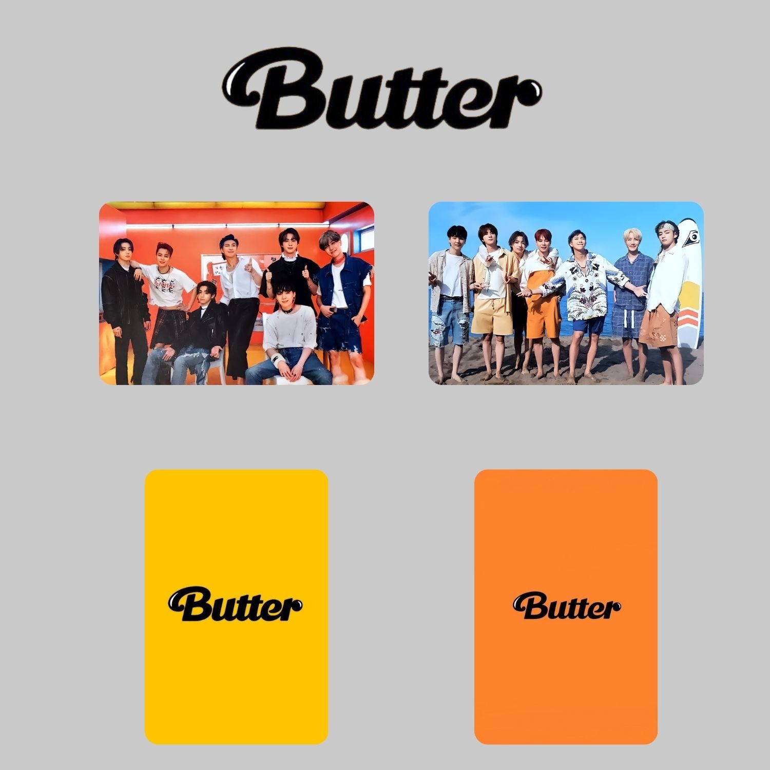 BTS Grup '' Butter '' Albüm Kart Seti