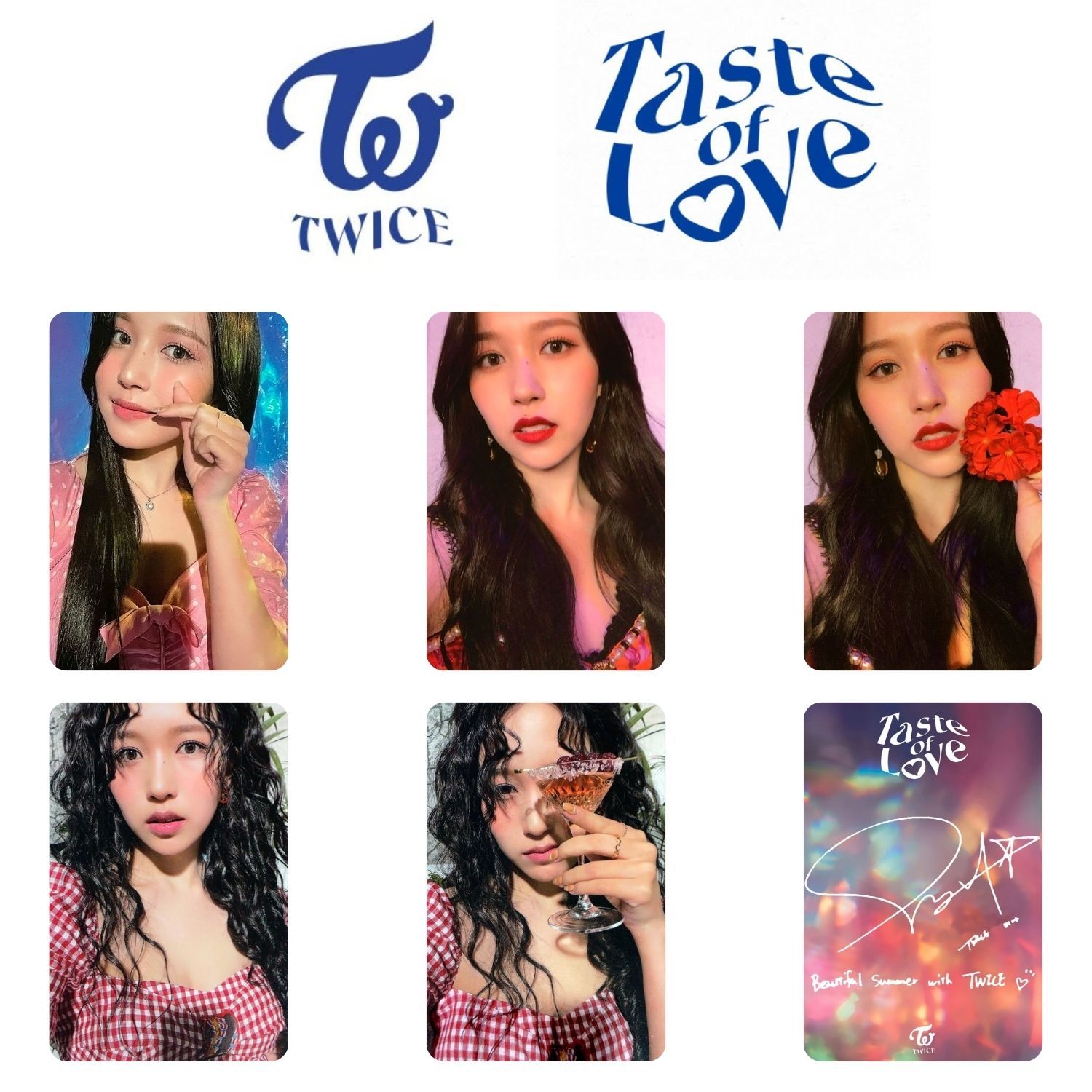 TWICE Mina '' Taste of Love '' Albüm Kart Seti