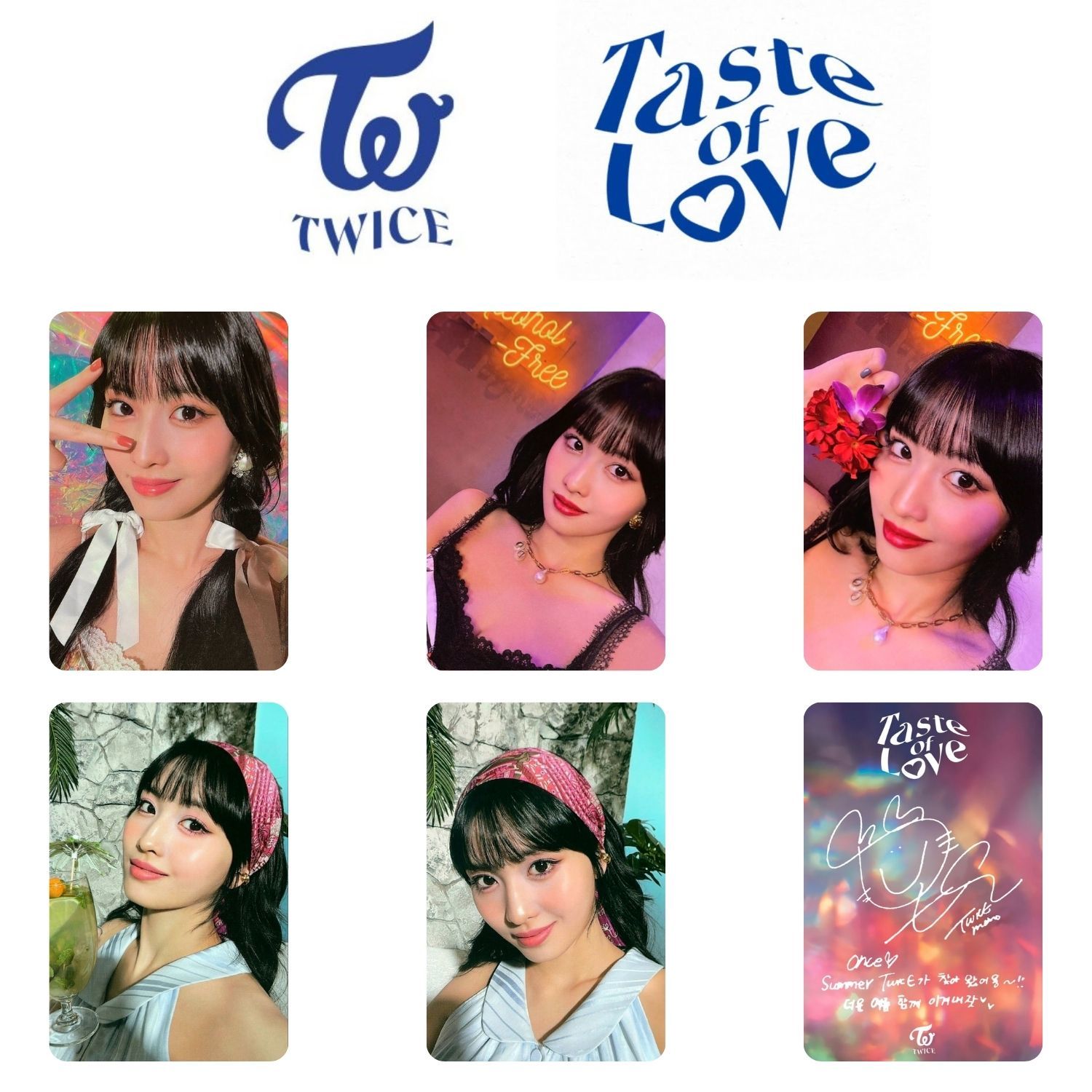 TWICE Momo '' Taste of Love '' Albüm Kart Seti