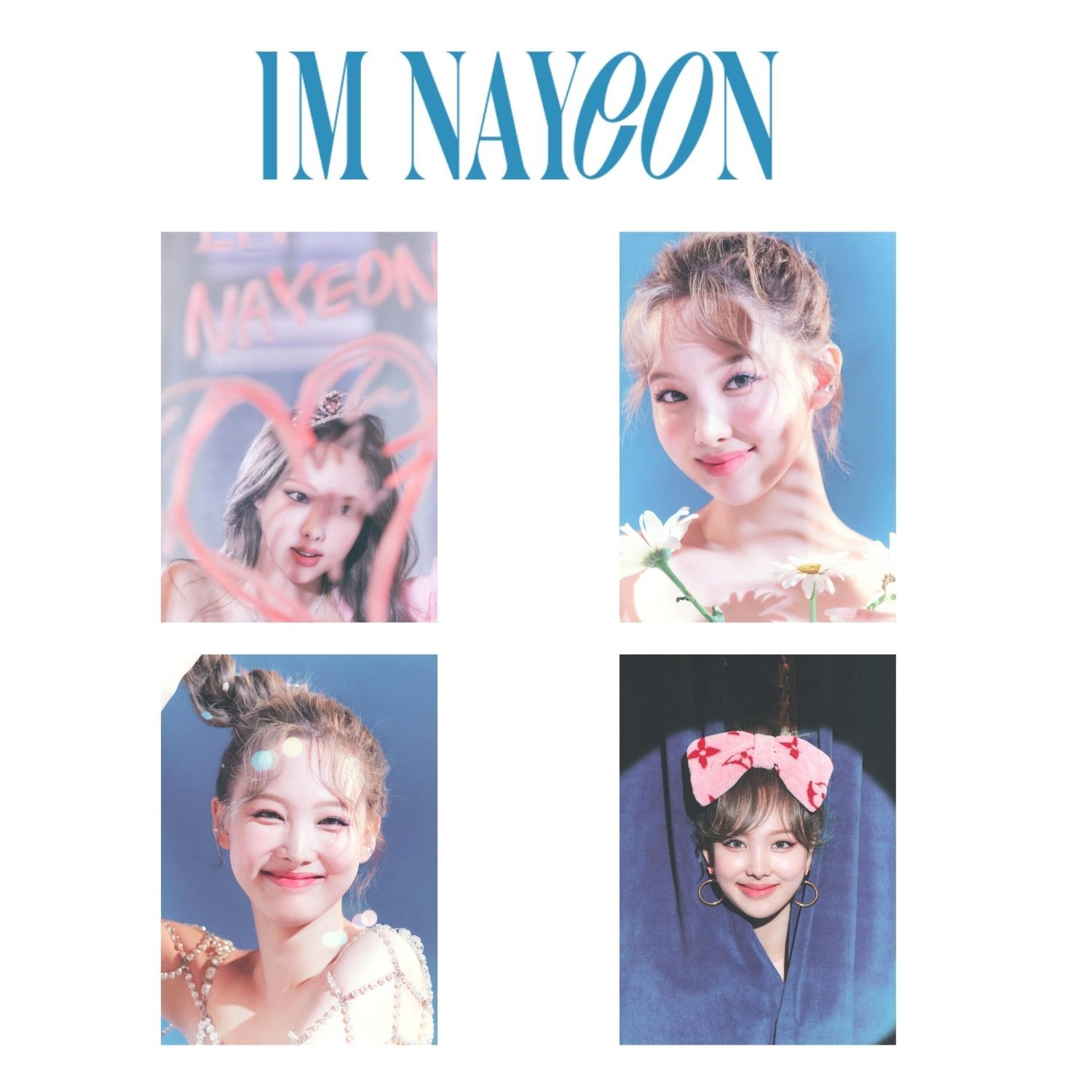 TWICE Nayeon '' IM Nayeon '' Poster Set