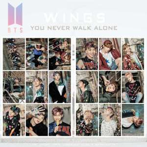 BTS ''You Never Walk Alone'' Fotokart Seti - Pink Versiyon