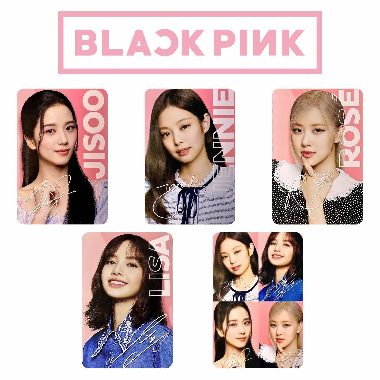 BLACKPINK  Photocard Set V2