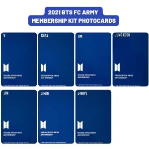 BTS '' 2021 BTS FC Army Membership Kit '' PC Set