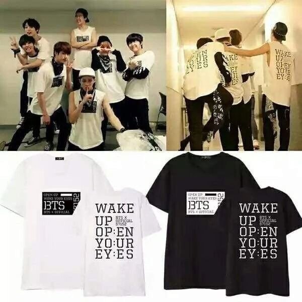 BTS x Official Wake Up Konser T-SHIRT