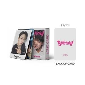 STRAY KIDS Bangchan '' Rock Star '' Çift Yön Baskılı Lomo Card Seti