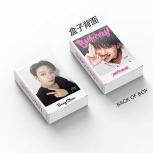 STRAY KIDS Bangchan '' Rock Star '' Çift Yön Baskılı Lomo Card Seti