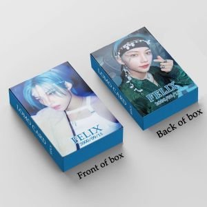 STRAY KIDS '' Felix '' Çift Yön Baskılı Lomo Card Seti