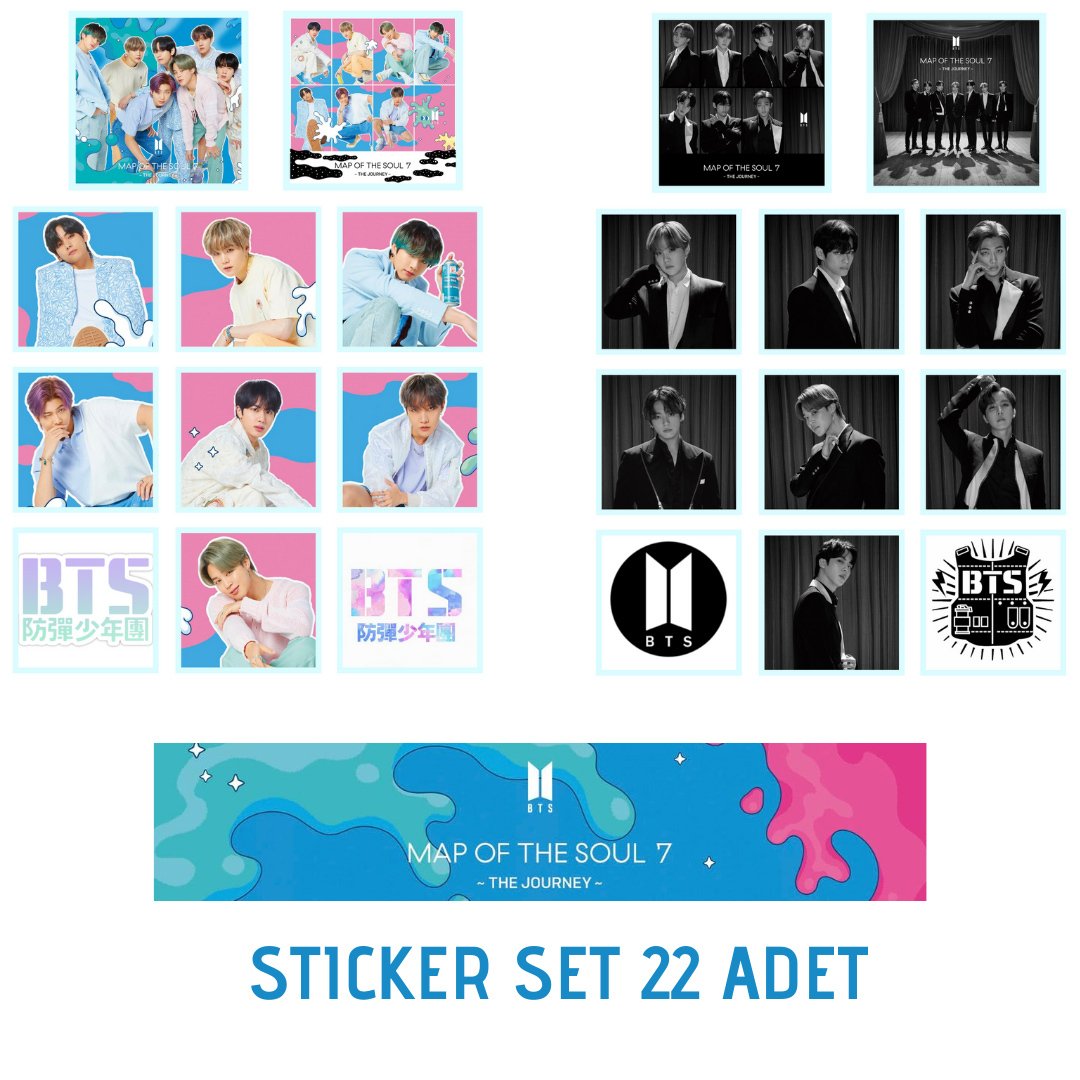 BTS ''Map of the soul 7 - The Journey'' Sticker Set