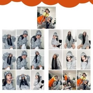 BLACKPINK '' Lisa - Jisoo '' Fotokart Seti