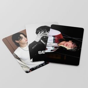 BTS Jungkook '' Seven '' Çift Yön Baskılı Lomo Card Seti