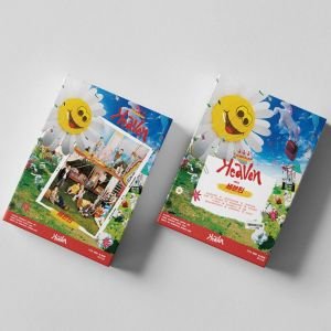 SEVENTEEN '' Heaven '' Çift Yön Baskılı Lomo Card Seti