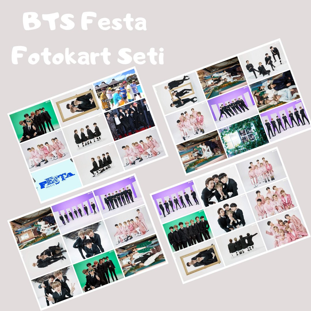BTS ''Festa 2020'' Fotokart Seti