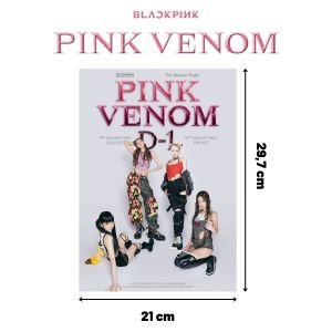 BLACKPINK '' Pink Venom '' Grup Poster Set