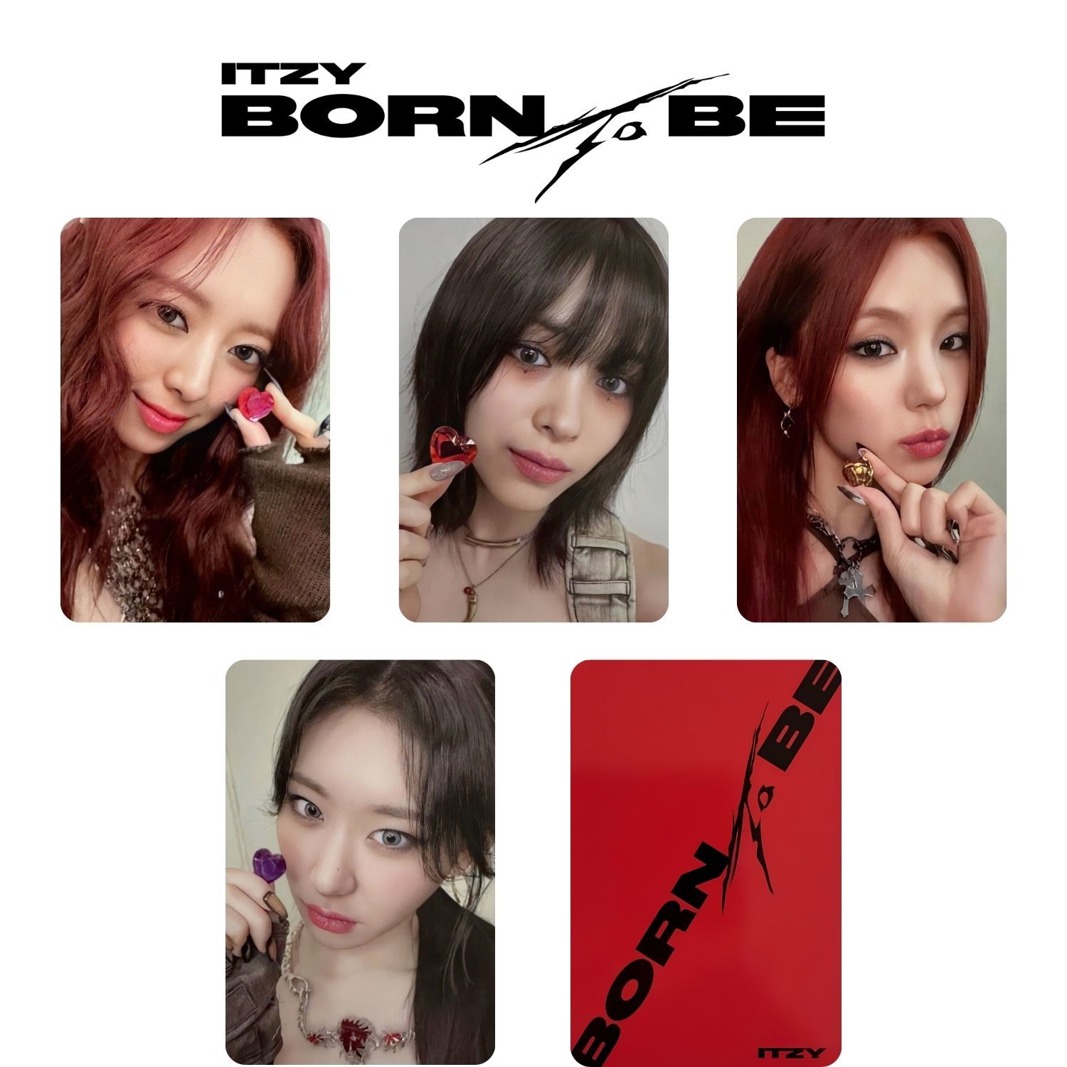 ITZY '' Born to Be '' Photocards Set V3