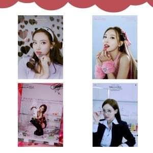 TWICE NAYEON '' Formula of Love: O+T=<3 '' Poster Set