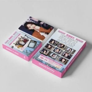 TWICE ''2024 Season's Greeting - News Room '' Çift Yön Baskılı Lomo Card Seti