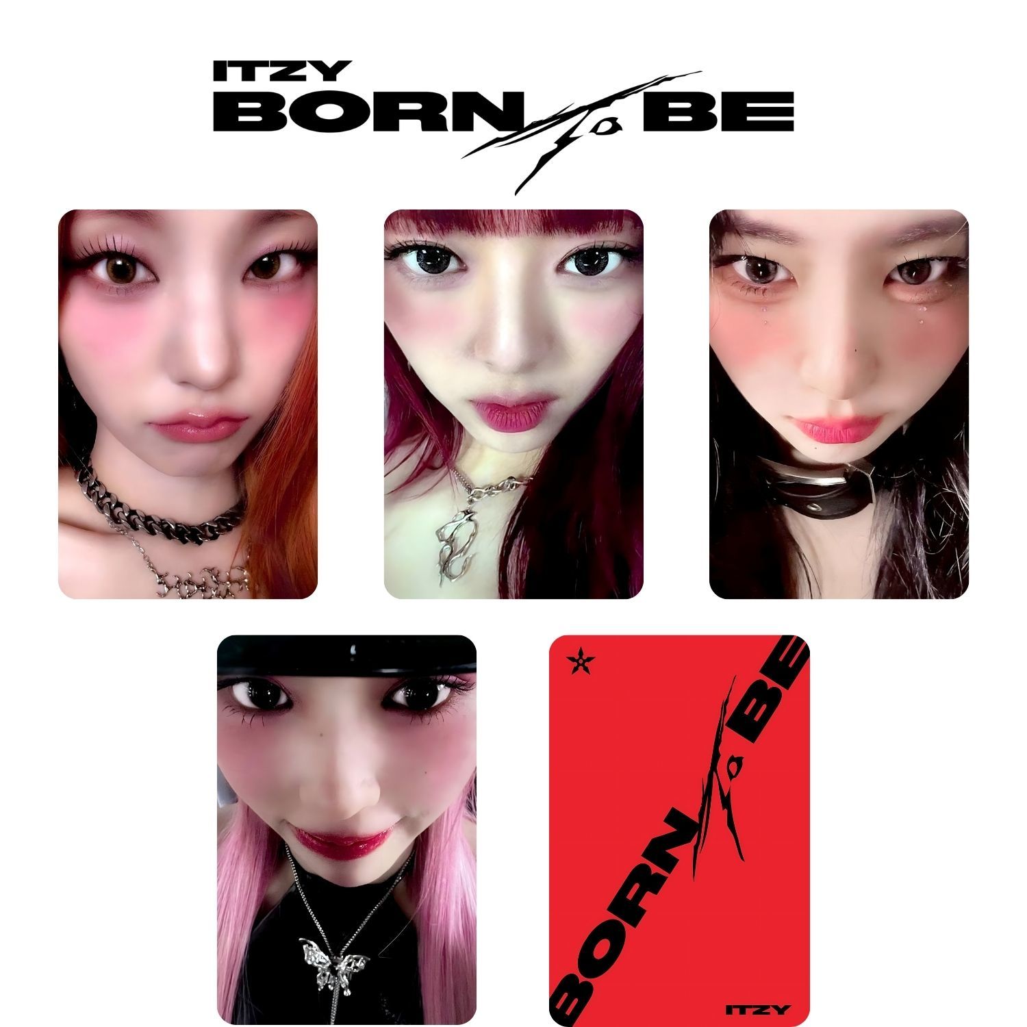 ITZY '' Born to Be '' Untouchable Ver. Photocards Set 1