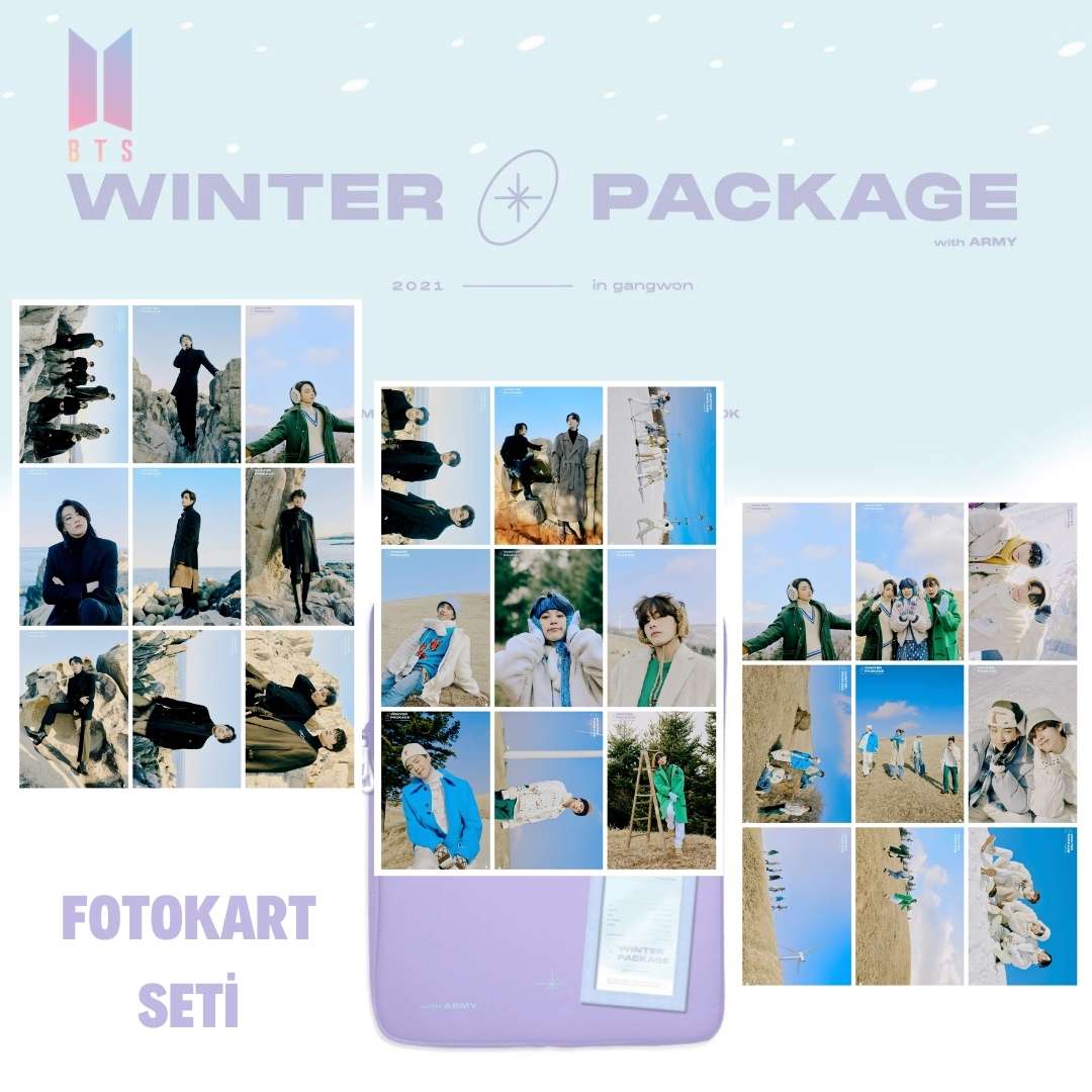 BTS ''2021 Winter Package'' Fotokart Seti