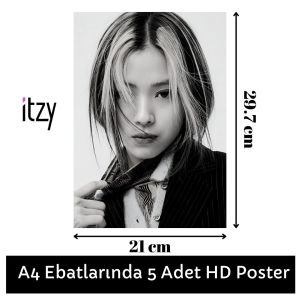 ITZY '' Magazine '' Üye Poster Set