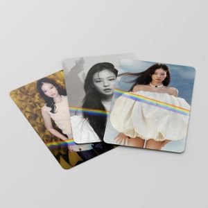 BLACKPINK Jennie '' You & Me ''  Çift Yön Baskılı Hologramlı Laser/Lomo Card Seti
