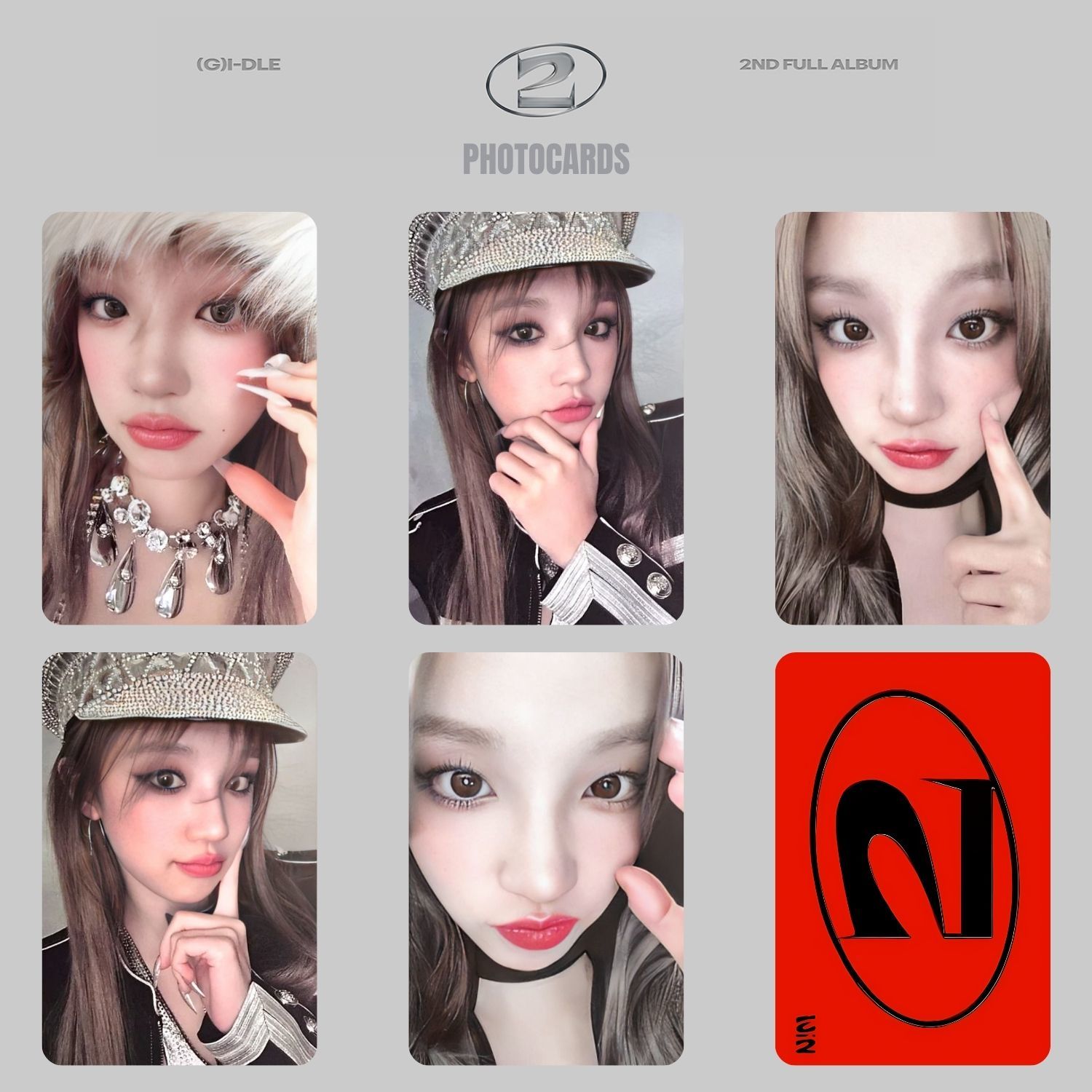 (G)I-DLE Yuqi '' 2 '' Poca Ver. PC Set