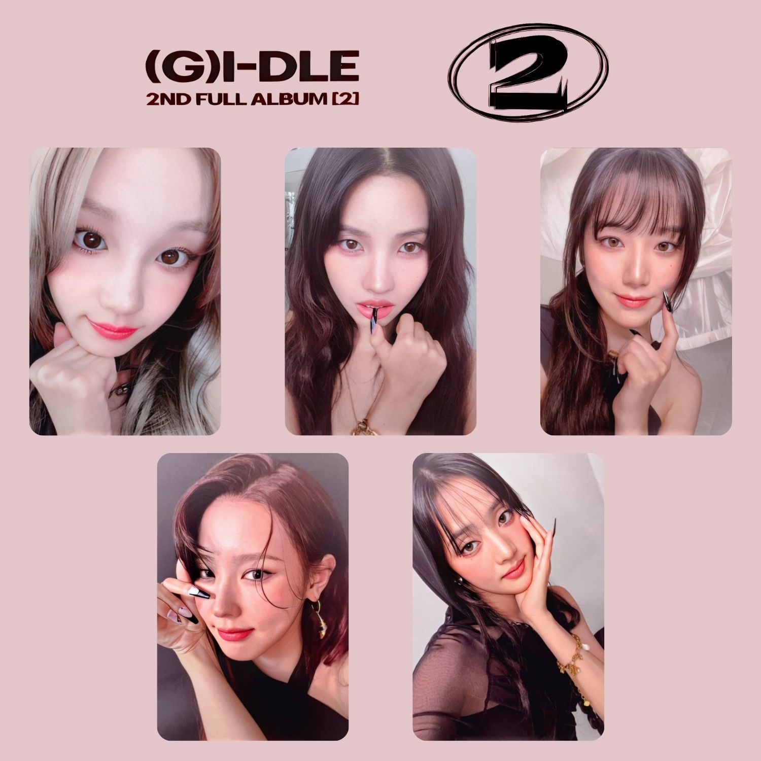 (G)I-DLE '' 2 '' 0 Ver. PC Set