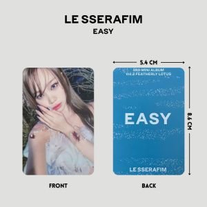 LE SSERAFIM '' Easy '' Featherly Lotus ver.  PC Set