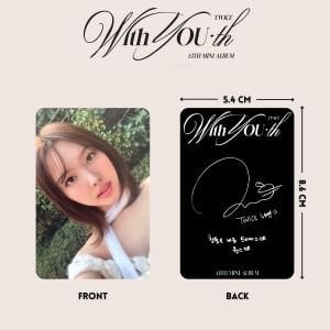 TWICE Nayeon '' With Youth '' Photocard Set