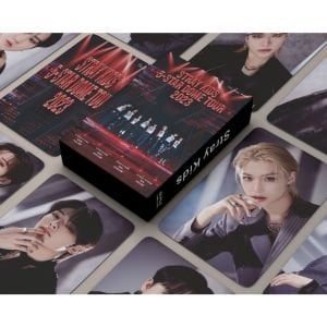 STRAY KIDS '' 5 Star Dome Tour ''  Çift Yön Baskılı Hologramlı Laser/Lomo Card Seti