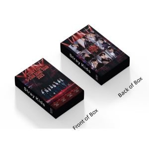 STRAY KIDS '' 5 Star Dome Tour ''  Çift Yön Baskılı Hologramlı Laser/Lomo Card Seti